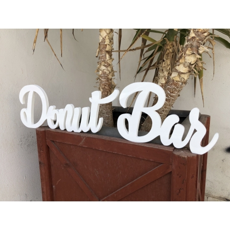 Letras Donut Bar