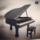 Piano con frase personalizada