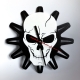 Reloj de pared calavera 26x26cm