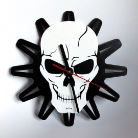 Reloj de pared calavera 26x26cm
