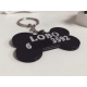 Placa para perros con teléfono
