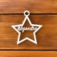 Adorno estrella para árbol de Navidad
