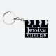 Llavero 3d Claqueta de cine personalizado con nombre